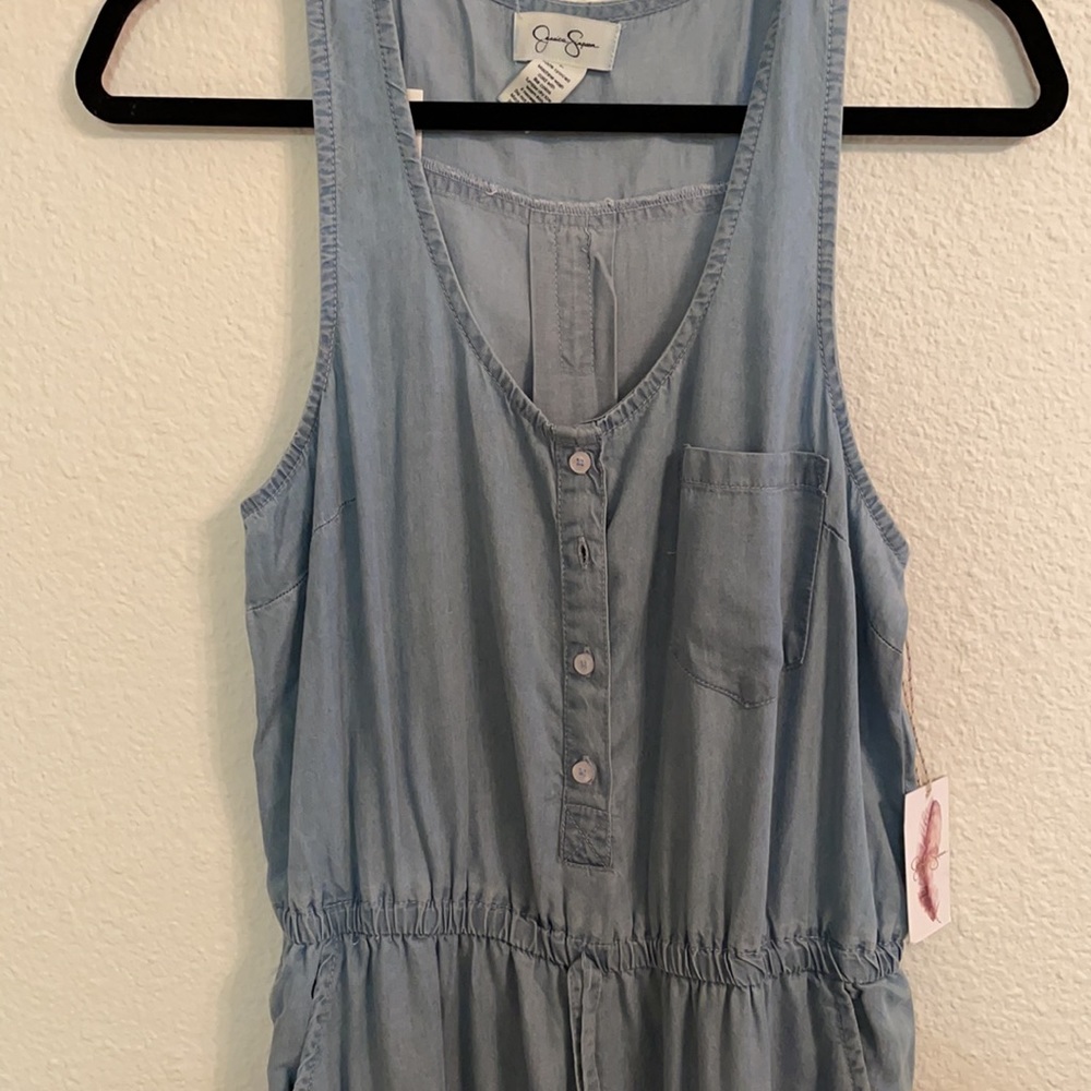 NWT Jessica Simpson denim jumpsuit